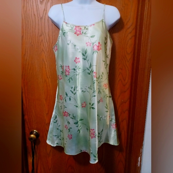 Vintage AVON Floral Satin Slip Nightdress - Picture 1 of 6